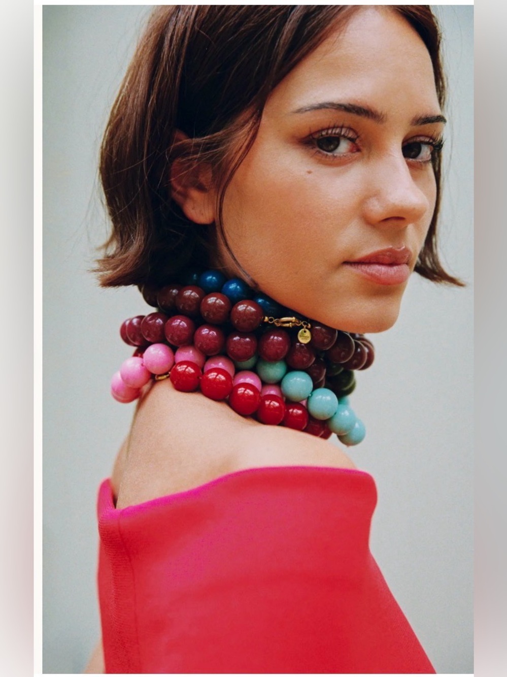Deep Blue “Wilma” Beaded Necklace